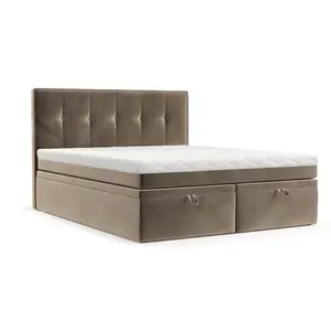 AltaBeds POSTEL BOXSPRING ARIVO 140/200 Taupe