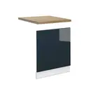 Vicco PŘEDNÍ PANEL Fame-Line Tmavě modrá s vysokým leskem 60 cm , PD Dub