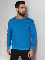 Pánská modrá basic mikina