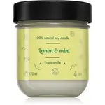Tropicandle Lemon & Mint vonná svíčka 170 ml