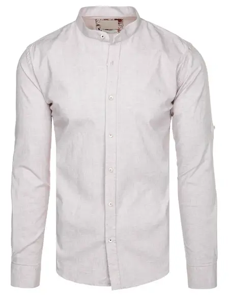 Pánská casualová košile s jemnou stójkou
