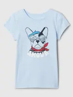 GAP Dětské tričko s potiskem - Holky