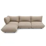Modulárna sedačka Sumo Corner Sofa Bouclé, viac farieb - Fatboy Farba: hnedá