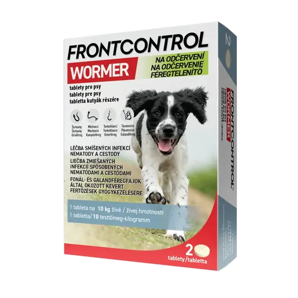 Frontcontrol® Wormer tablety pre psy