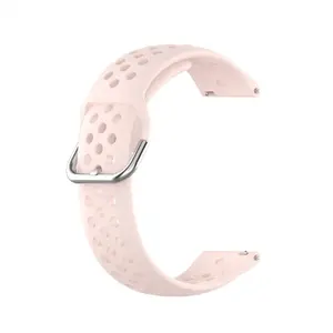 BStrap Silicone Dots remienok na Garmin Venu 2S, sand pink