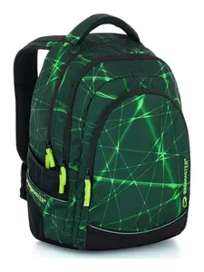 Školní batoh Bagmaster Digital 22 B Gray/Green