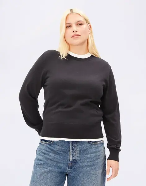 Armedangels Fine Knit Sweater 312 dark steel XS
