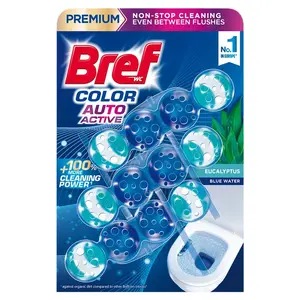 Bref Color Auto Active eukalyptus WC blok 3x50 g