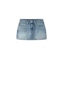 MANGO Sukňa 'ESTRELLA'  modrá denim