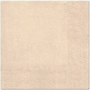 Ubrousky papírové Natur 33 x 33 cm 20 ks