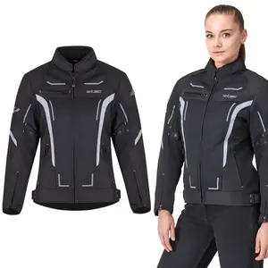Letní dámská moto bunda W-TEC Mirelia černo-šedá M