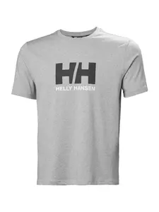HELLY HANSEN Tričko  sivá melírovaná / čierna / biela