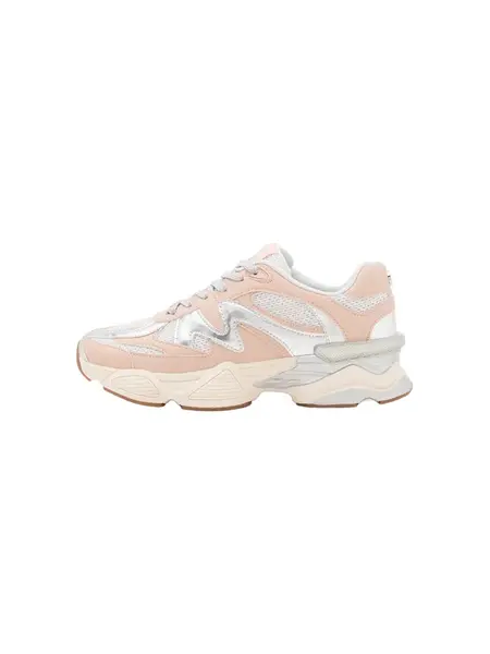 STEVE MADDEN Nízke tenisky 'Speeder'  púdrová / strieborná / biela