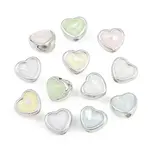 Platinum Plated Opaque Acrylic Beads