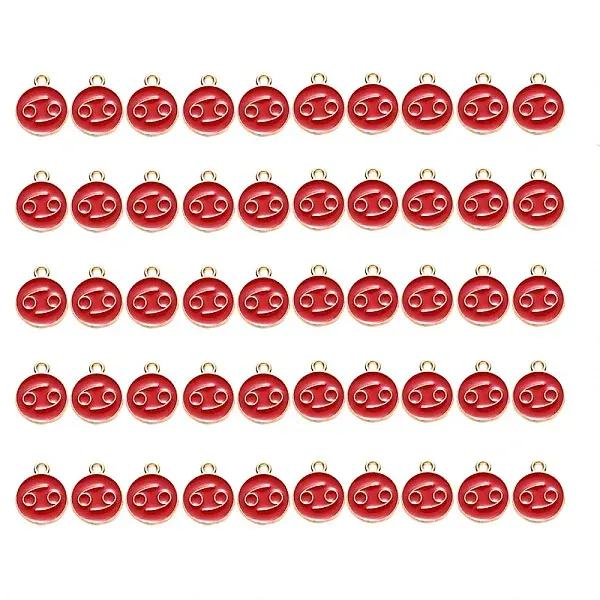 Alloy Enamel Pendants