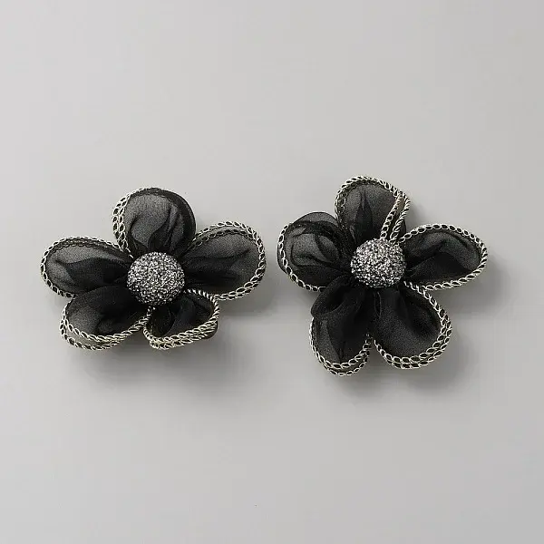 Lace & Plastic Detachable Shoe Buckle Clips