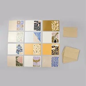 12Pcs Paper Greeting Card