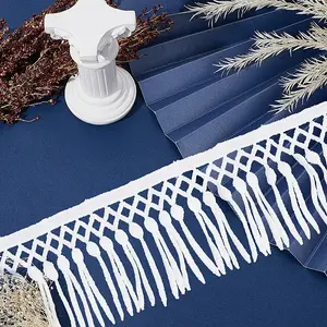 Polyester Yarn Tassel Lace Trim