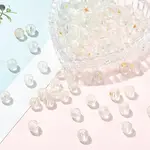 100Pcs Frosted Baking Paint Glass Beads
