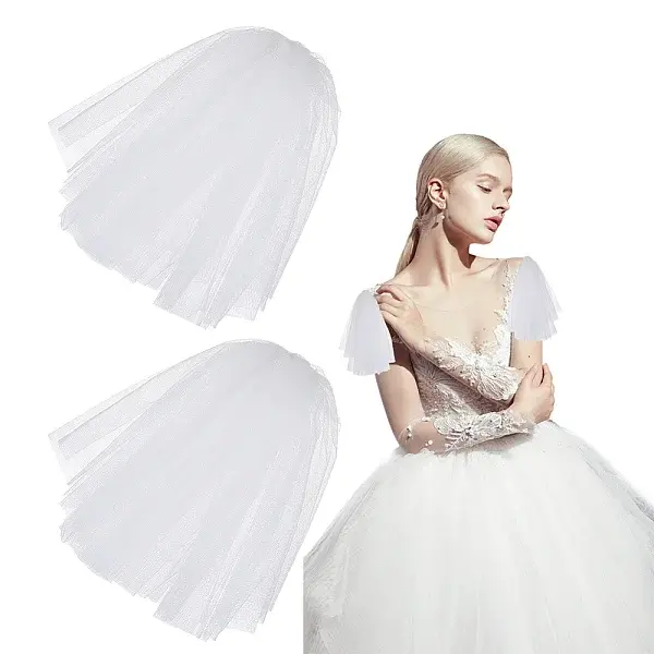 Polyester Mesh Shoulder Sleeves for Bride