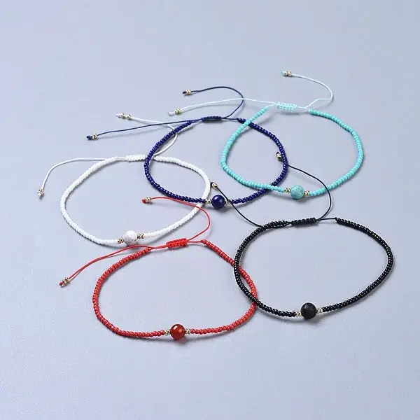 Nylon Thread Braided Anklets