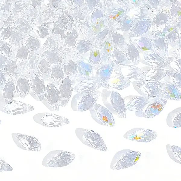 286Pcs 2 Styles Glass Beads Strands