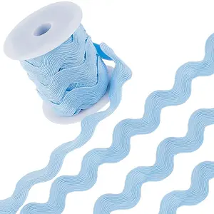 9 Yards Polyester Wavy Fringe Trim Ribbon