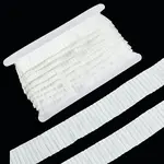 10 Yards Polyester Pleated Satin Wrinkle Ribbon