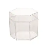 Plastic Transparent Hexagon Storage Box