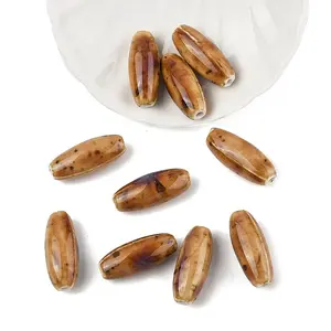10Pcs Handmade Porcelain Beads