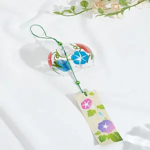 1Pc Japanese Sakura Glass Wind Chimes