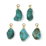 Dyed Natural Magnesite Pendants