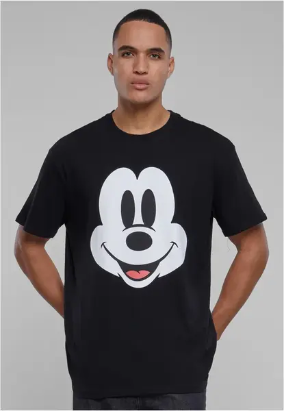 Pánské tričko Disney 100 Mickey Face Oversize černé