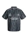 Jack & Jones Junior Tričko 'JCODust'  tmavosivá / čierna / biela