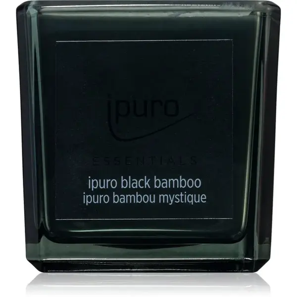 ípuro Essentials Black Bamboo vonná svíčka 125 g