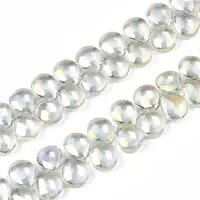 Electroplate Glass Beads Strand