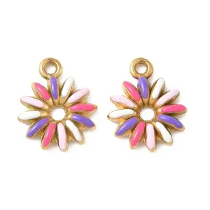 304 Stainless Steel Enamel Pendants