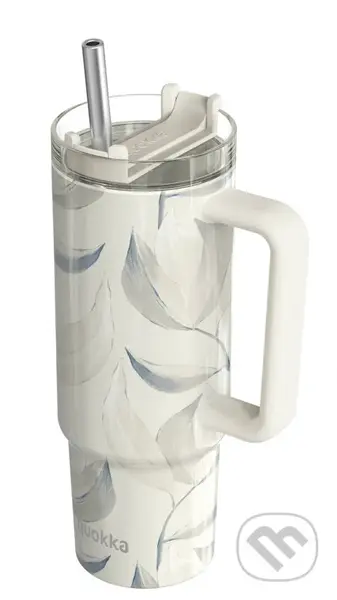 Nerezový termohrnček so slamkou Stream Cotton 950 ml