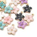 Zinc Alloy Enamel Pendants
