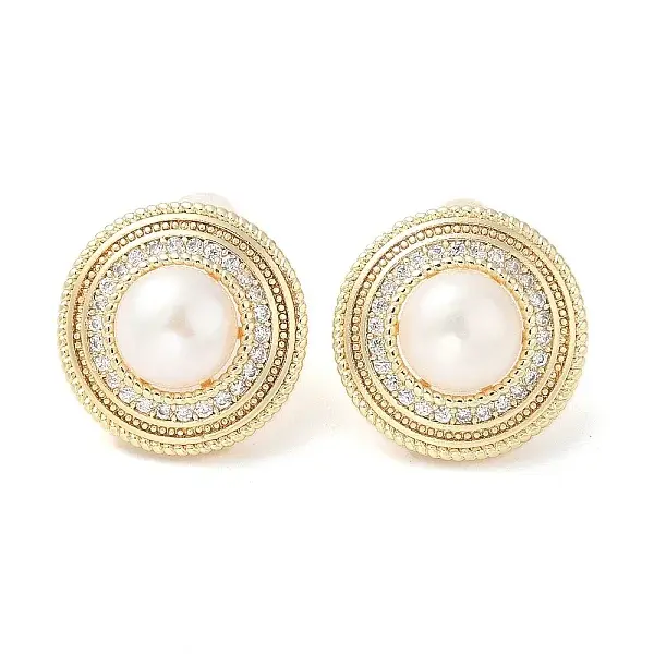Natural Pearl Ear Studs