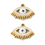 Evil Eye Themes 304 Stainless Steel Enamel Pendants