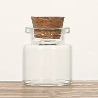 Glass Cork Bottles Ornament