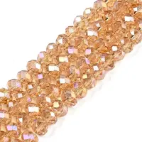 Electroplate Glass Beads Strands