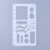 Plastic Drawing Painting Stencils Templates