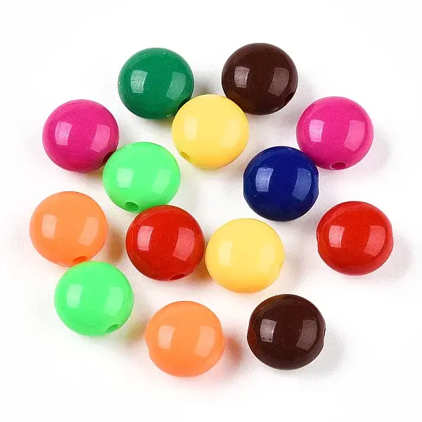 Opaque Acrylic Beads