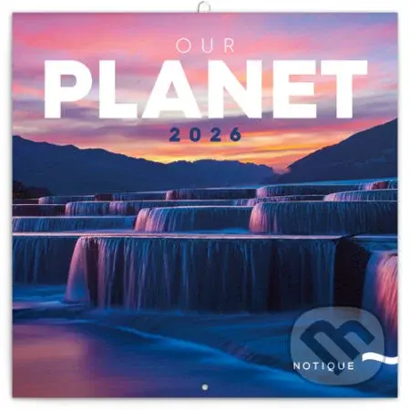 NOTIQUE Nástenný poznámkový kalendár Our planet (Naša planéta) 2026