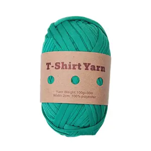 Polyester T-Shirt Fabric Strip Cloth Yarn
