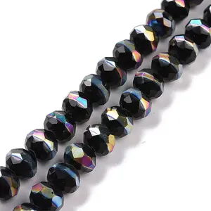 Electroplate Glass Beads Strands