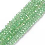 Electroplate Glass Beads Strands
