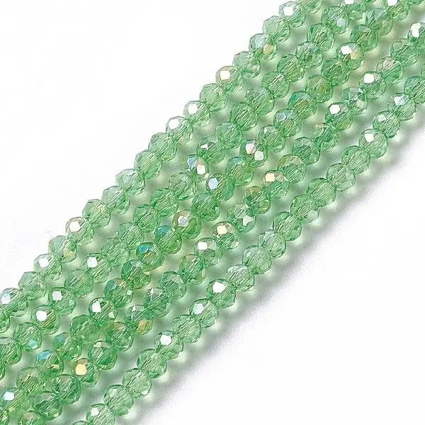 Electroplate Glass Beads Strands
